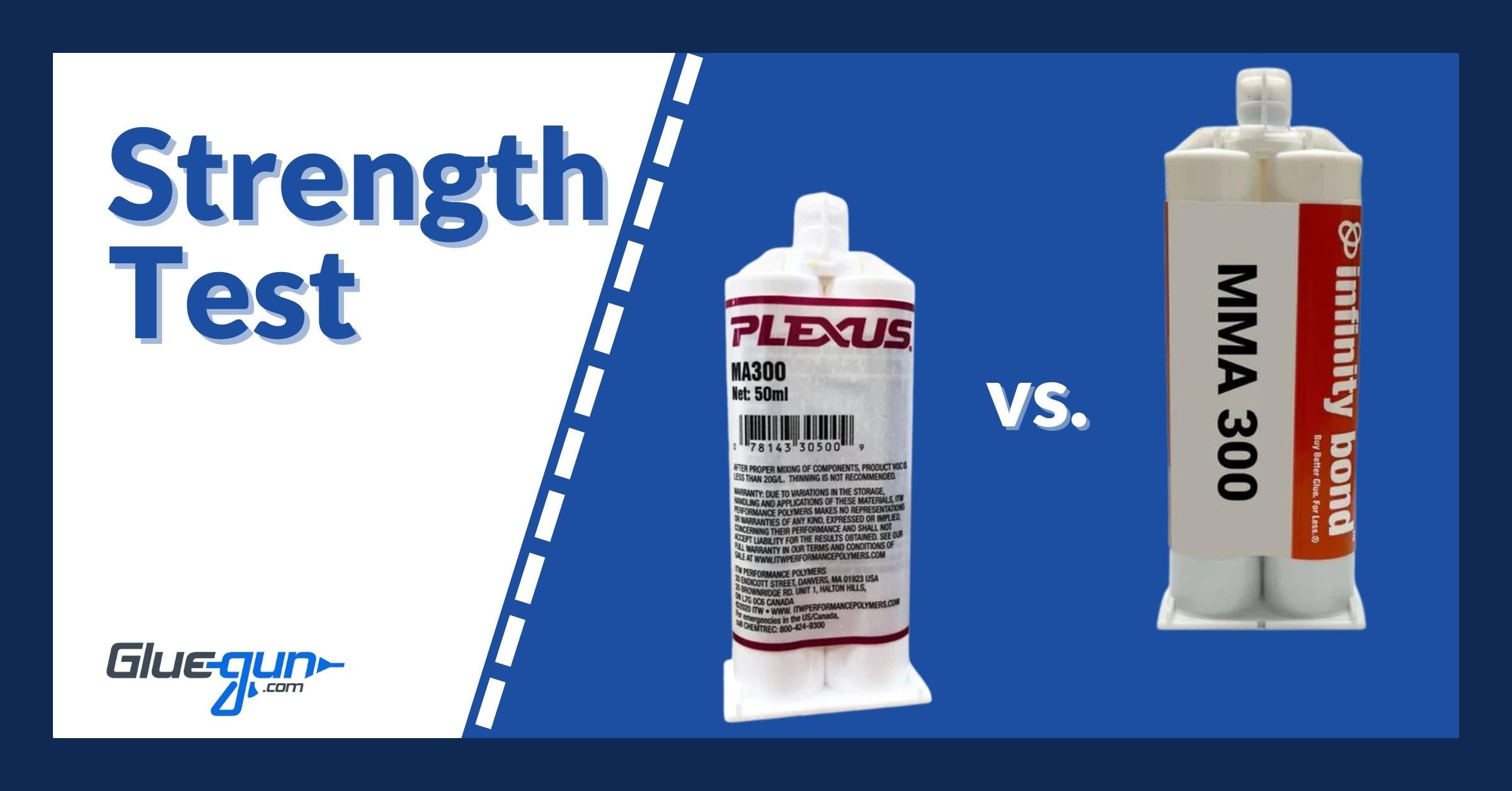 Strength Test Plexus MA300 vs. Infinity Bond MMA 300 Gluegun