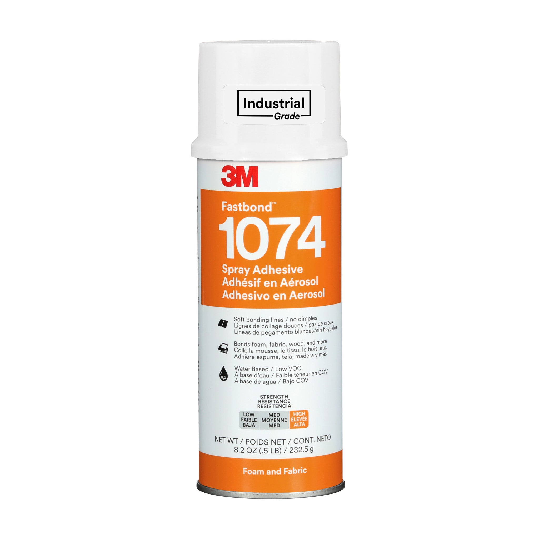 3M Fastbond 1074 Foam and Fabric Water-Based Spray Adhesive with Low V