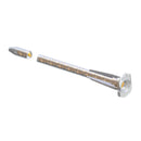 Single Sulzer MAHX 04-17S static mixer nozzle with 17 elements, A System connection, tapered