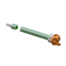 Single Sulzer MFQX 08-32D static mixer nozzle with 32 elements, F System connection, straight