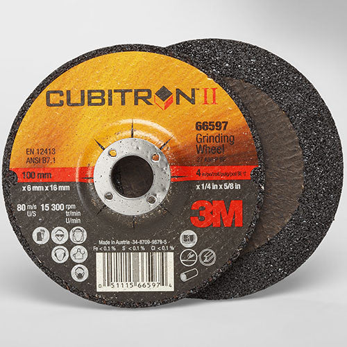 3M Cubitron II T27 depressed center grinding wheel - all sizes