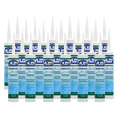 twenty-four 10.2oz cartridges of black ASI aquarium sealant