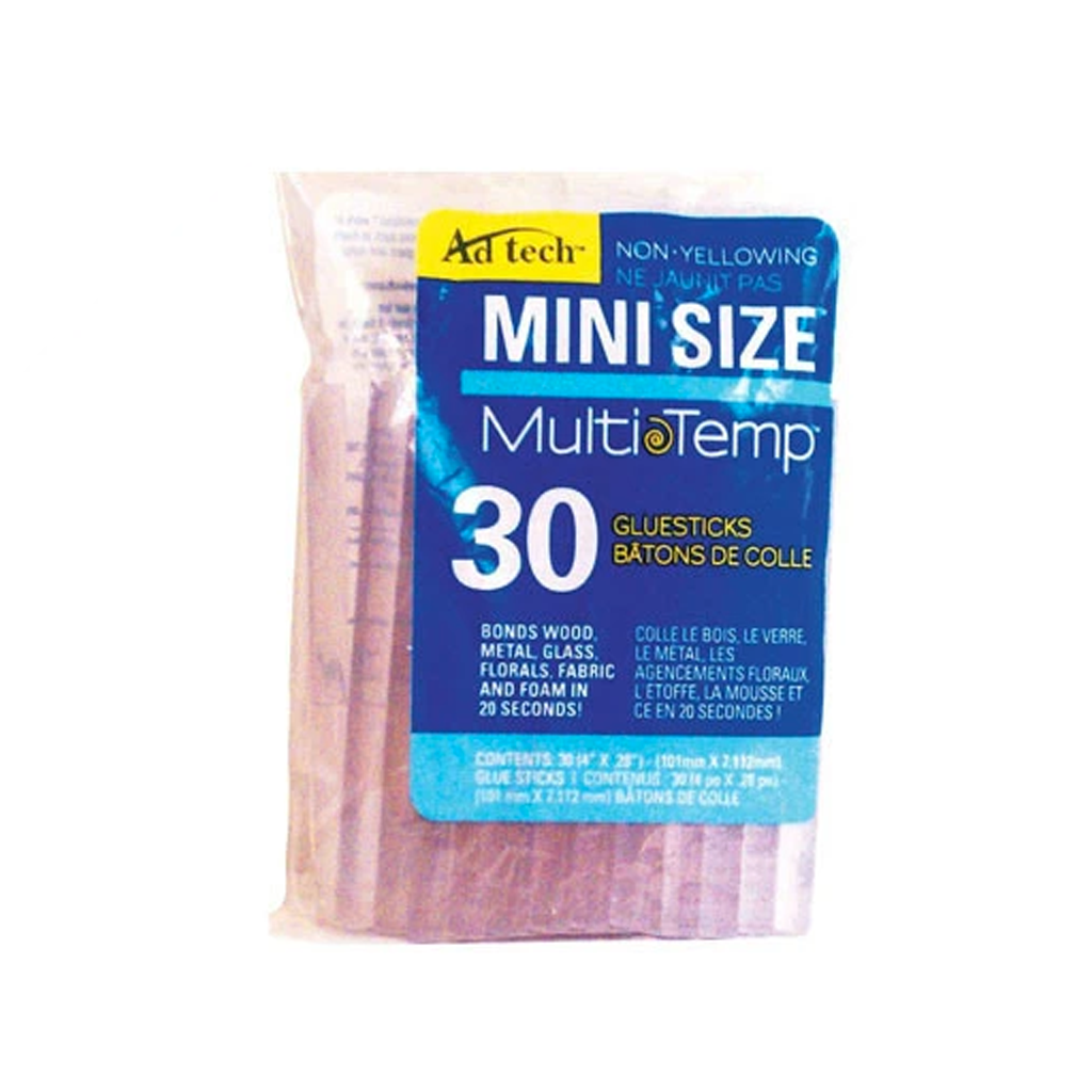 Ad Tech Multi Temp Mini Glue Sticks - 30 Pack