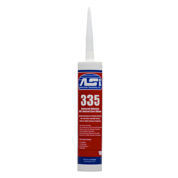 【着後レビューで 送料無料】 ASI 335 Neutral Cure RTV Silicone - All Colors テーブル・チェア・ハンモック