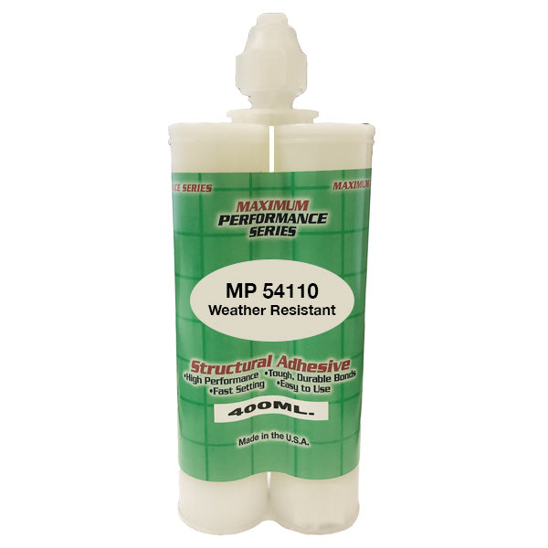 ASI MP54100 clear weather resistant epoxy adhesive 400ml cartridge