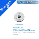 Glenmar 2" Disc Wide Swirl Steel Bulk Nozzle
