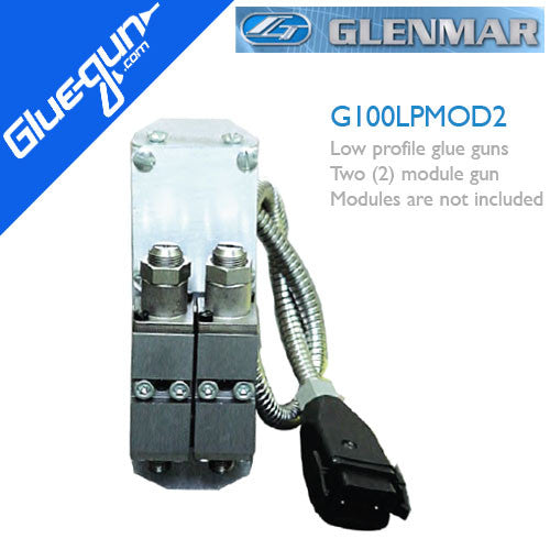Glenmar G100LP Two Module Low Profile Glue Gun