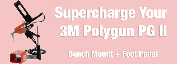 3M Polygun PG II Bench Mount and Foot Pedal Set-up