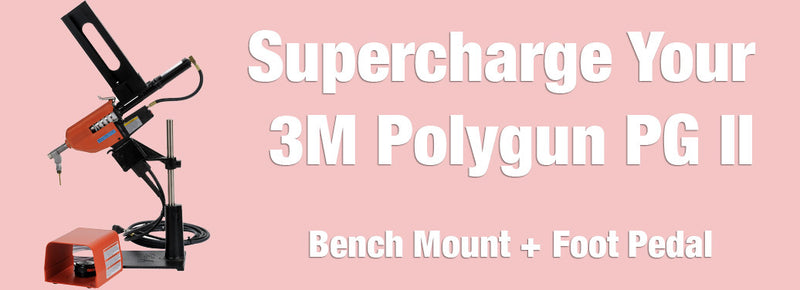 3M Polygun PG II Bench Mount and Foot Pedal Set-up