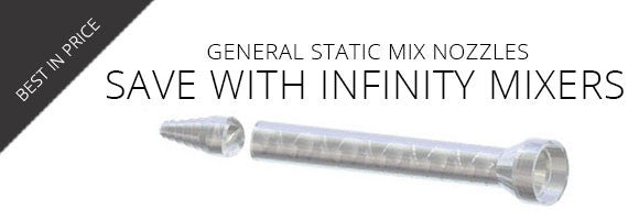Infinity Bond Disposable Static Mixer Nozzles