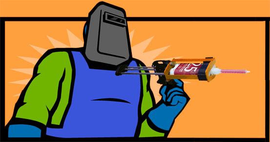 Adhesive Alternative to Welding and Metal Fasteners