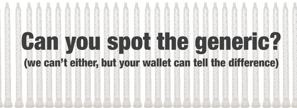 Static Mixer Nozzles - Generic vs Name Brand