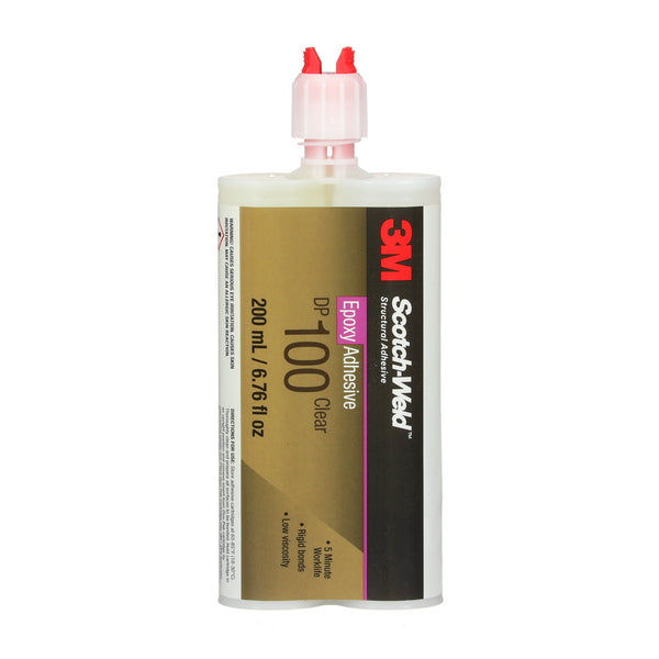 200 ml cartridge of 3M Scotch-Weld DP100 clear epoxy adhesive