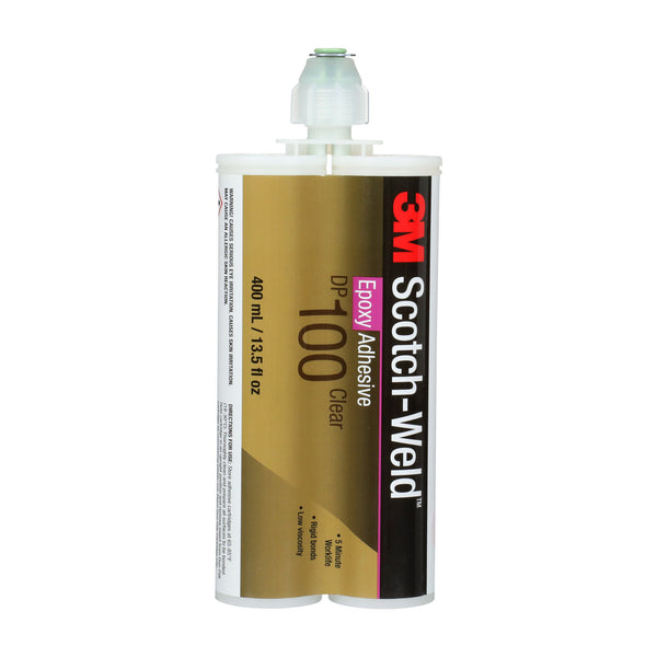 400 ml cartridge of 3M Scotch-Weld DP100 clear epoxy adhesive