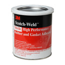 3M Scotch-Weld 847 Nitrile Rubber and Gasket Adhesive in 1 quart can with red and black label for oil and solvent resistance