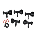 3M Water-Based Cylinder Spray Nozzle Kit with five disposable nozzles, two gaskets, and one retaining ring.