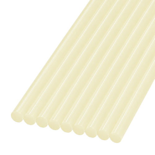 ASURE GST009 amber/tan 1/2 x 15 inch low-temperature packaging hot glue sticks