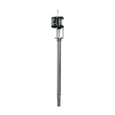 Binks Pogo Plus stainless steel piston pump with gauges and hose fittings for industrial adhesive spraying