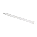 Infinity Bond 160-818 static mixer nozzle with bell inlet and stepped tip, ideal for high-viscosity adhesives in 200, 400, and 600 ml cartridges or meter mix systems.