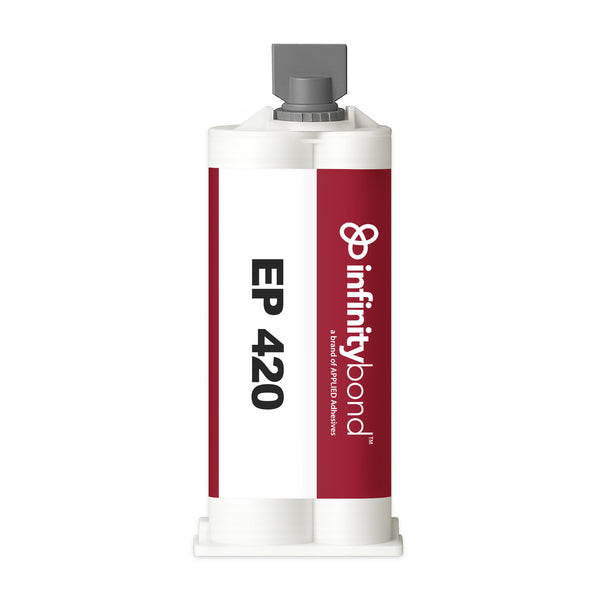 50 ml A-System Cartridge of Infinity Bond EP 420 – 2:1 epoxy, 20–30 min open time, strong bonds for industrial materials