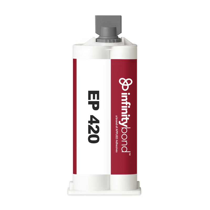 50 ml A-System Cartridge of Infinity Bond EP 420 – 2:1 epoxy, 20–30 min open time, strong bonds for industrial materials