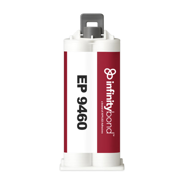 50 ml B-System Cartridge of Infinity Bond EP 9460 – Semi-rigid gray epoxy, 1:1 ratio, non-sag, 40–60 min work time