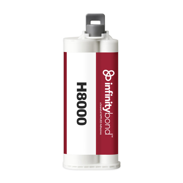 Infinity Bond H8000 50ml B-System Cartridge – 10:1 fast-set structural adhesive for metals and plastics