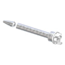 Infinity Bond MFH 10-24T static mixer nozzle with twist-lock inlet and stepped tip outlet, designed for 200ml and 400ml F System cartridges.