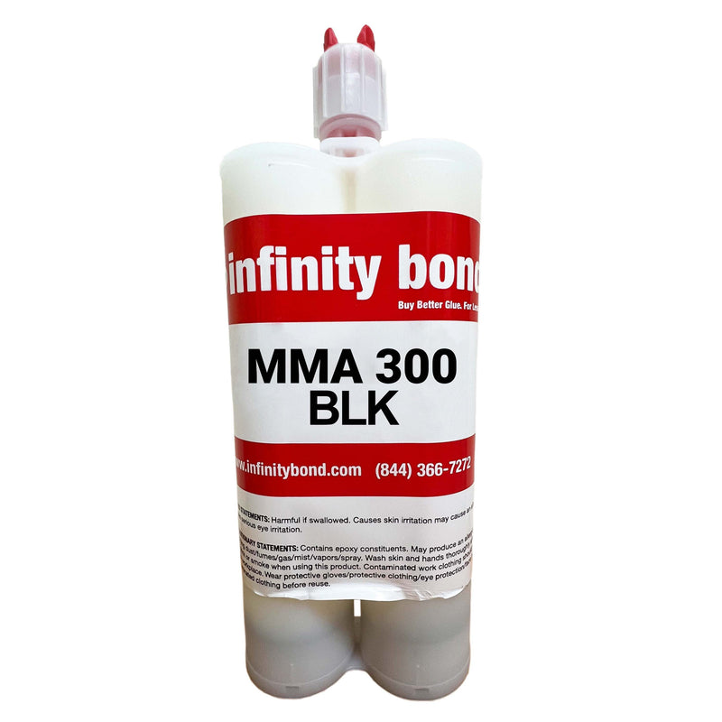 MMA 300 Black 400ml Adhesive Cartridge – High Strength Bonding