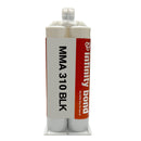 MMA 310 Black 50ml Methacrylate Adhesive Cartridge for Metal and Plastic Bonding
