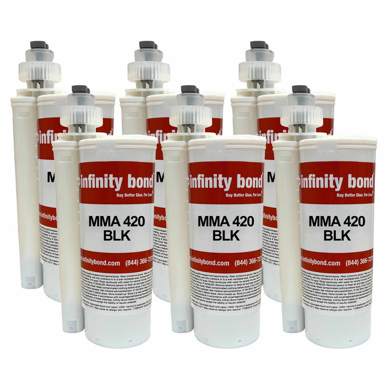 MMA 420 Black 490ml Cartridges – Case of 6