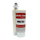 Single 490ml cartridge of MMA 832 adhesive