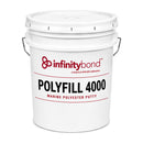 Lightweight marine bonding putty for composite boat construction and fiberglass assembly