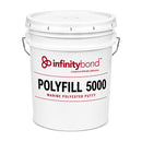 Marine structural bonding putty for fiberglass boat repair and large volume filling applications