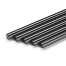 Black Knottec 7713 polyamide glue sticks shown on a white background for wood and surface repair applications from Power Adhesives.