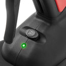 The 195°C temperature module illuminated on a Power Adhesives Tec 830 glue gun, indicating active heating status