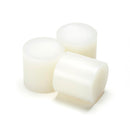 Tecbond 248 series 43mm glue slugs pictured as clear cylinders, suitable for construction and repair glue gun use.