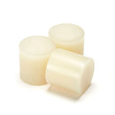 Tecbond 523 series 43mm glue slugs shown in pale amber for drywall applications.