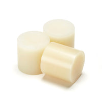 Tecbond 561 series 43mm glue slugs shown as translucent cylinders for drywall applications