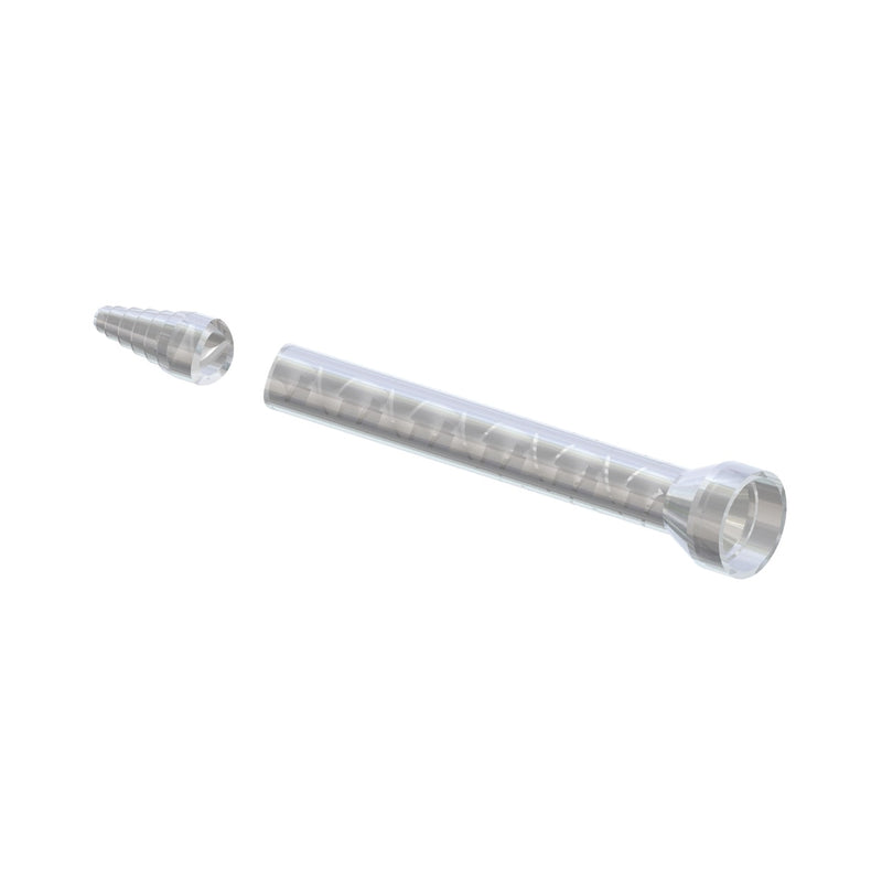 Single Sulzer MCH 06-24T static mixer nozzle with 24 elements, C System connection, stepped tip