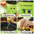 How to use the Surebonder 803 hot glue skillet for dip-to-apply floral projects