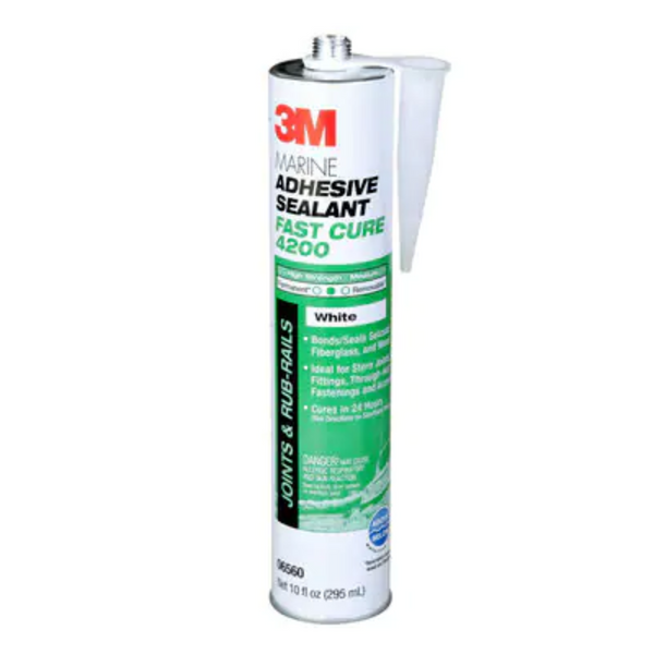 3M 4200FC Fast Cure Marine Adhesive Sealant - White