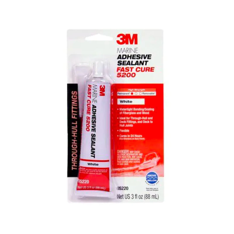 3M PN05220 White Marine Adhesive Sealant 5200FC
