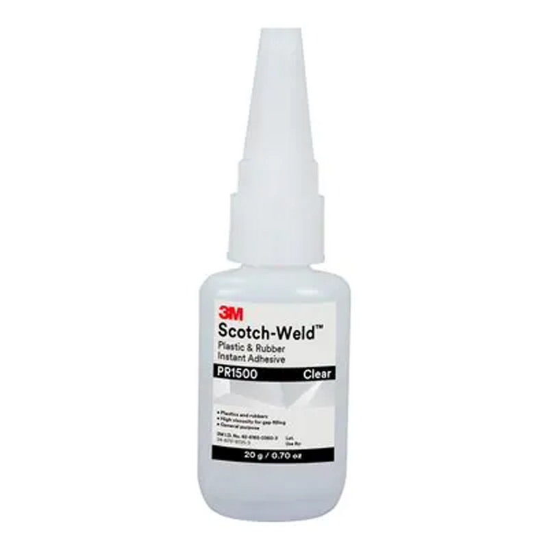 3M™ Scotch-Weld™ Plastic & Rubber Instant Adhesive PR1500 - 20 gram bottle