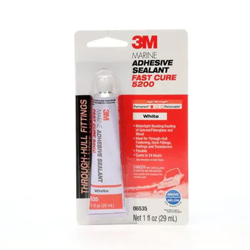 3M 5200FC Fast Cure Marine Adhesive Sealant 1 oz