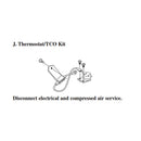 3M 9209 Thermostat TCO Repair Part Kit