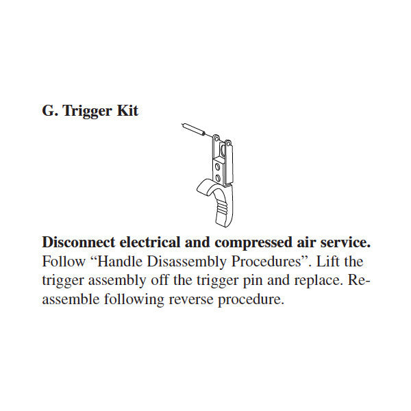 3M 9200 PG II trigger replacement