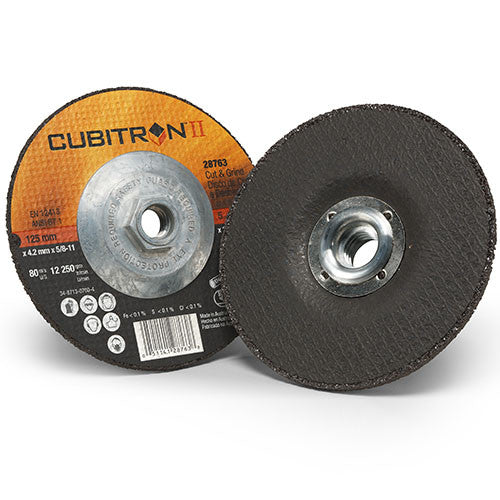 3M T27 Cubitron II cut and grind wheel with quick change hub