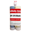 Infinity EP 270 Black Universal Potting Epoxy - 60 Minute Open Time 400 ml cartridge