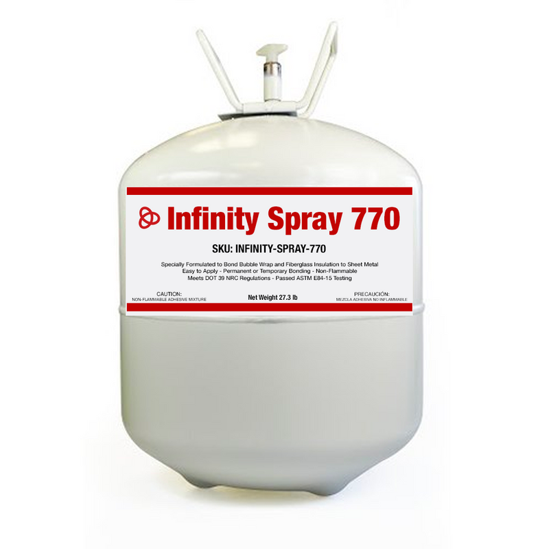Infinity Spray 770 Industrial Spray Adhesive is Portable Canister